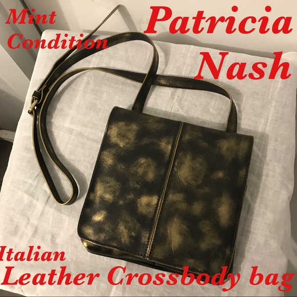 Patricia Nash Italian Leather crossbody - Picture 1 of 3